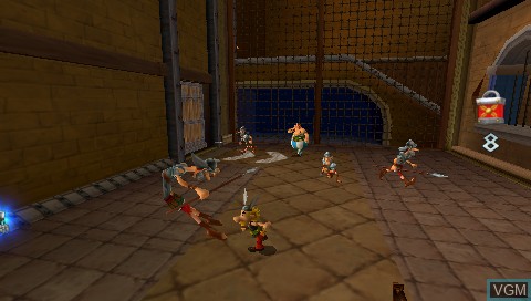 In-game screen of the game Asterix & Obelix XXL 2 - Mission Ouifix on Sony PSP
