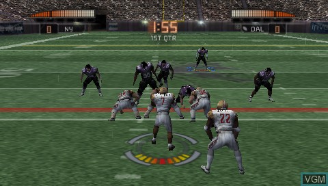 In-game screen of the game Blitz - Overtime on Sony PSP