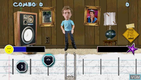 In-game screen of the game Napoleon Dynamite - The Game on Sony PSP