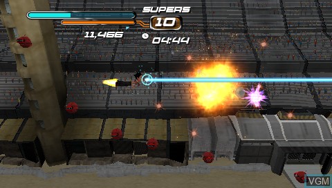 In-game screen of the game Astro Boy - The Video Game on Sony PSP