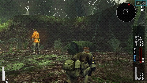 In-game screen of the game Metal Gear Solid - Peace Walker on Sony PSP