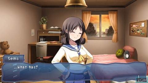 In-game screen of the game Corpse Party - Book of Shadows on Sony PSP