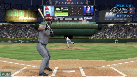 In-game screen of the game MLB 06 - The Show on Sony PSP