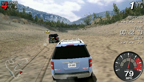 In-game screen of the game Off Road on Sony PSP
