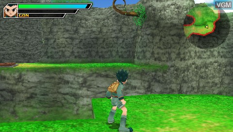 In-game screen of the game Hunter X Hunter - Wonder Adventure on Sony PSP