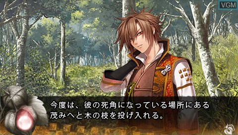 In-game screen of the game Toki no Kizuna - Sekigahara Kitan on Sony PSP