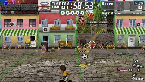 In-game screen of the game Everybody's Stress Buster - Blue Pack on Sony PSP