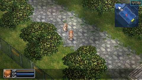 In-game screen of the game Legend of Heroes, The - Trails in the Sky SC on Sony PSP