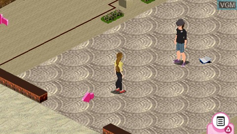 In-game screen of the game Mondo di Patty, Il - Il Gioco Piu' Bello on Sony PSP
