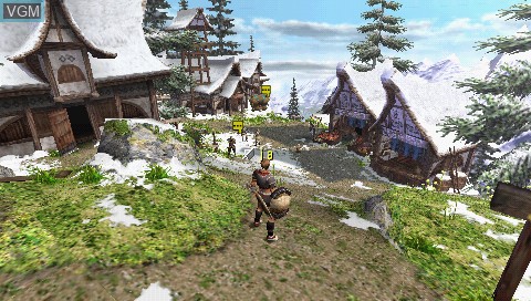 In-game screen of the game Dual Pack - Monster Hunter Freedom 2 + Monster Hunter Freedom Unite on Sony PSP