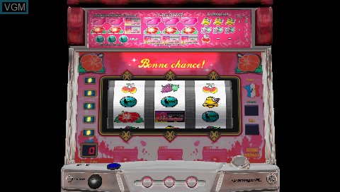 In-game screen of the game DoraSlot - Oki-Slot-Ou! Pioneer 12 on Sony PSP