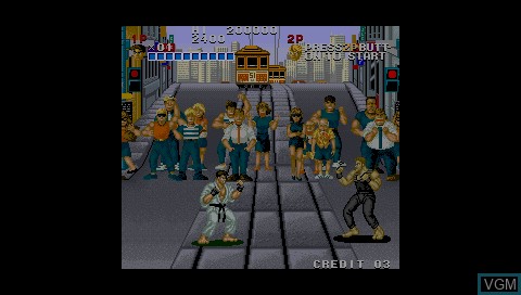 In-game screen of the game SNK Arcade Classics 0 on Sony PSP
