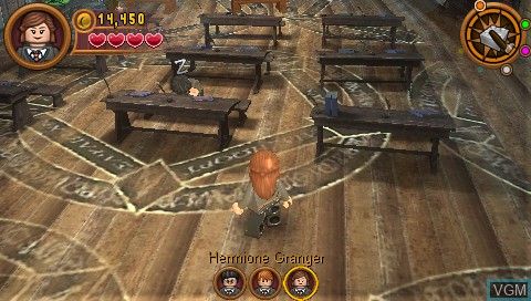 In-game screen of the game LEGO Harry Potter - Years 5-7 on Sony PSP