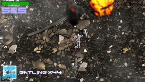 In-game screen of the game Terminator, The on Sony PSP