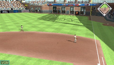 In-game screen of the game MLB 11 - The Show on Sony PSP