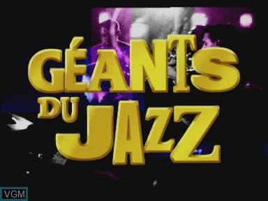 Title screen of the game Jazz - les geants de big band a la bossa nova on Philips CD-i
