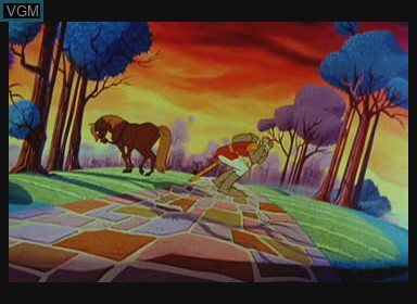In-game screen of the game dragon's lair ii - time warp on Philips CD-i