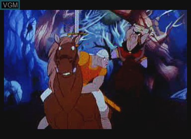 In-game screen of the game dragon's lair ii - time warp on Philips CD-i