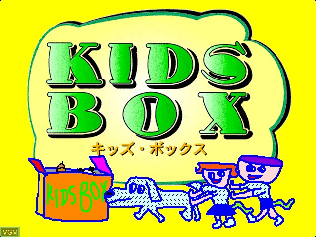 Title screen of the game Kids Box on Apple Pippin