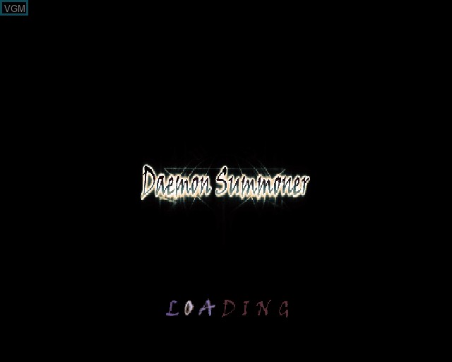 Title screen of the game Daemon Summoner on Sony Playstation 2