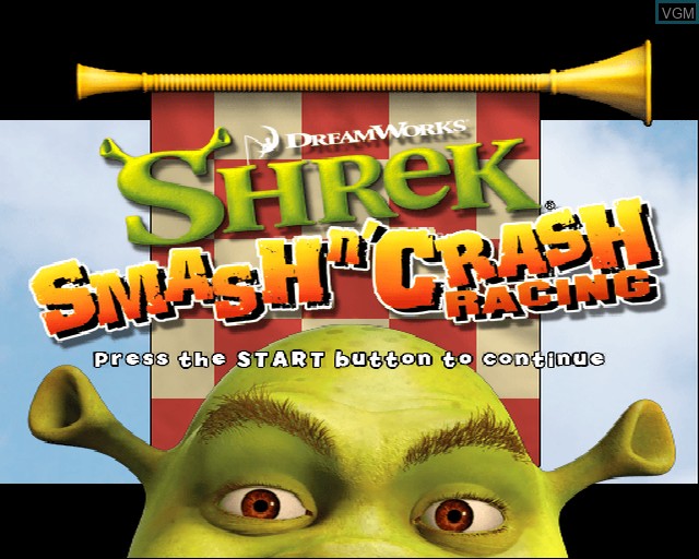Shrek: Smash n' Crash Racing (Sony PlayStation 2, 2006) PS2 Complete Ships  Free 47875752771