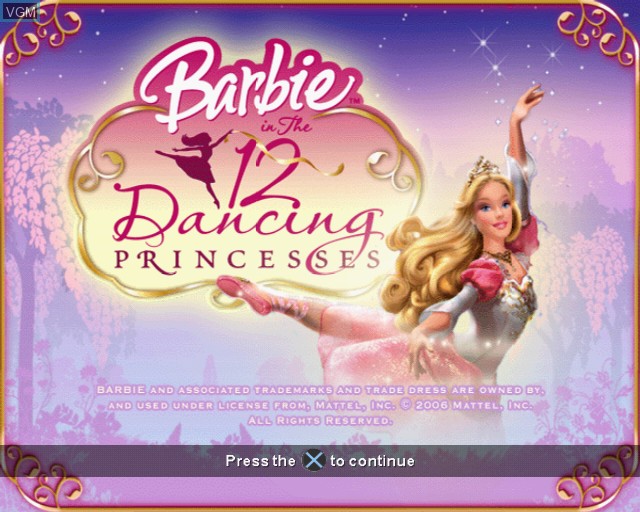 Barbie: 12 Dancing Princesses (scratch & dent) PS2 Playstation 2 Game