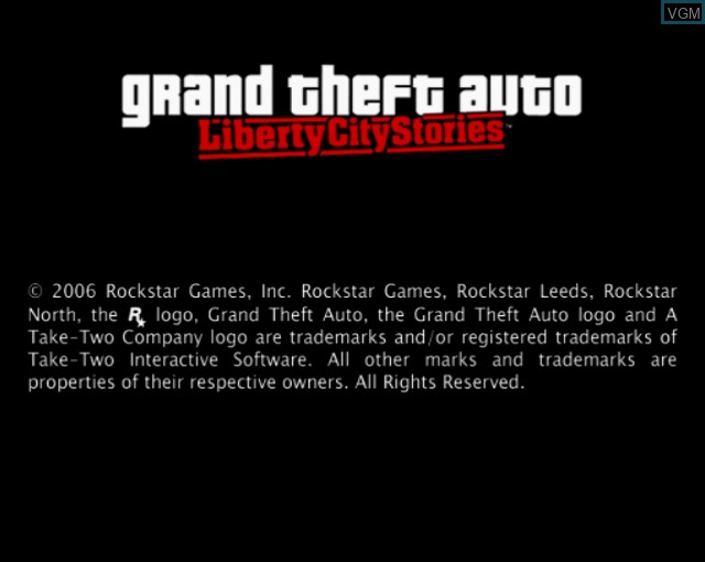 Grand Theft Auto: Liberty City Stories, Software
