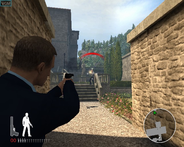 In-game screen of the game 007 - Quantum of Solace on Sony Playstation 2