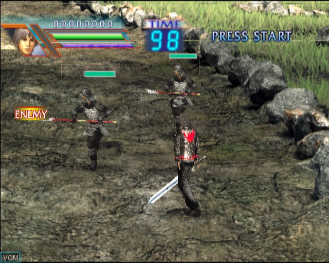 In-game screen of the game Deadly Strike on Sony Playstation 2