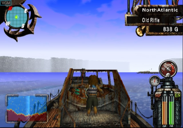 In-game screen of the game Deep Water on Sony Playstation 2