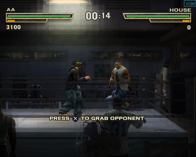 In-game screen of the game Def Jam - Fight for NY on Sony Playstation 2