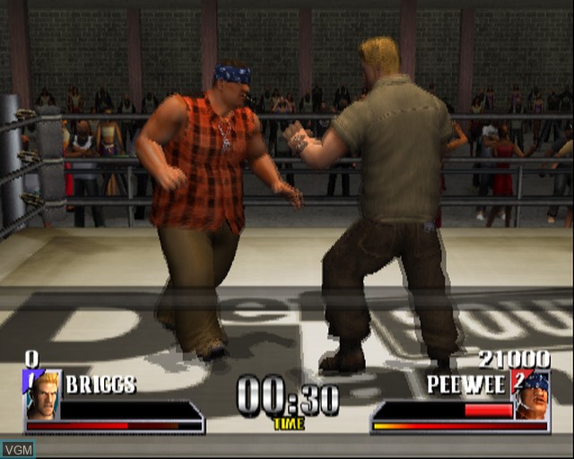 In-game screen of the game Def Jam Vendetta on Sony Playstation 2