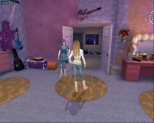 In-game screen of the game Hannah Montana - Spotlight World Tour on Sony Playstation 2