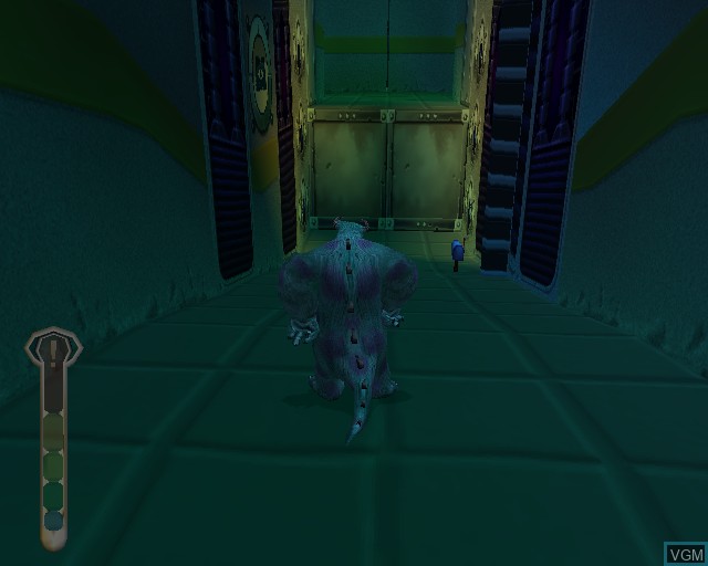 In-game screen of the game Monsters, Inc. Scare Island on Sony Playstation 2