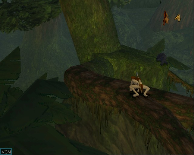In-game screen of the game Tarzan - Freeride on Sony Playstation 2