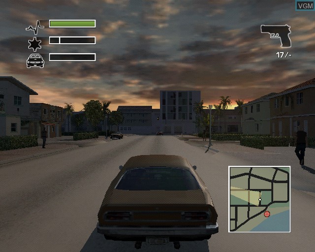 In-game screen of the game DRIV3R on Sony Playstation 2