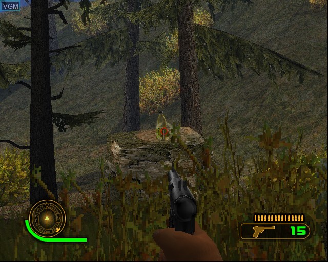 In-game screen of the game Cabela's Dangerous Hunts 2 on Sony Playstation 2