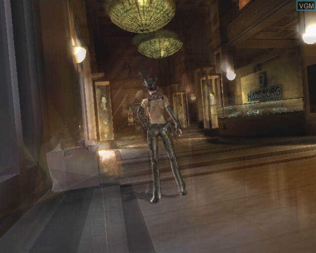 In-game screen of the game Catwoman on Sony Playstation 2