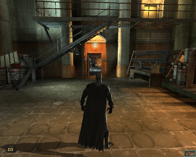 In-game screen of the game Batman Begins on Sony Playstation 2