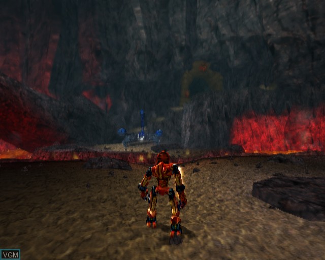 In-game screen of the game Bionicle on Sony Playstation 2