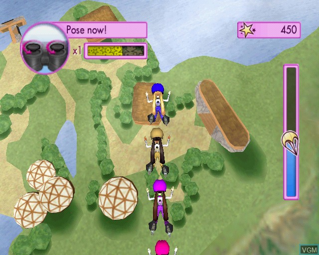 In-game screen of the game Bratz - Girlz Really Rock on Sony Playstation 2