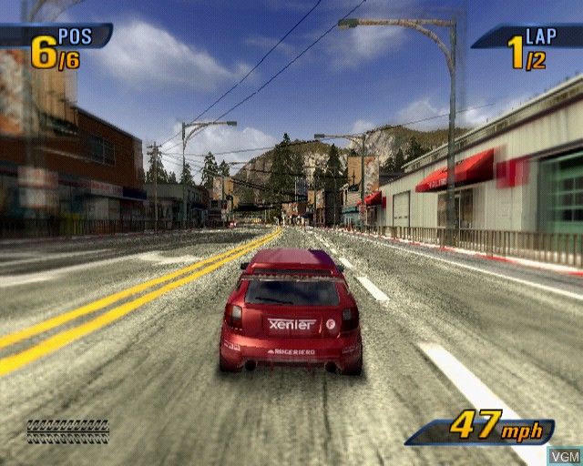 In-game screen of the game Burnout 3 - Takedown on Sony Playstation 2