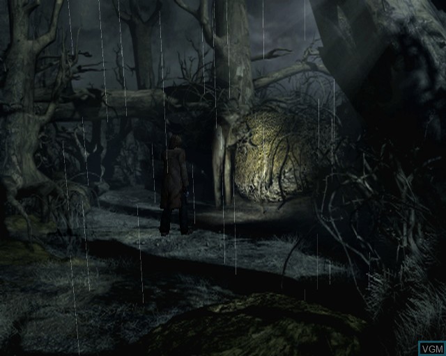 In-game screen of the game Alone in the Dark on Sony Playstation 2