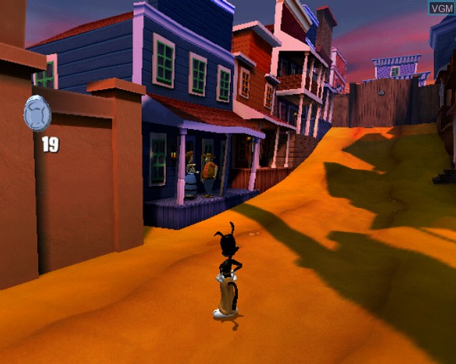 In-game screen of the game Animaniacs - The Great Edgar Hunt on Sony Playstation 2
