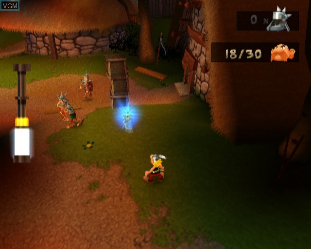 In-game screen of the game Asterix & Obelix XXL on Sony Playstation 2