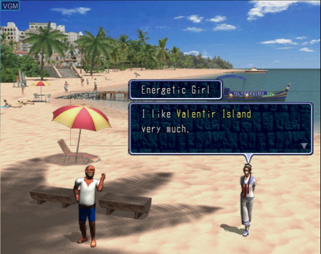 In-game screen of the game Everblue 2 on Sony Playstation 2