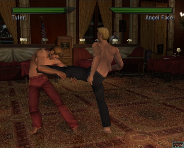 In-game screen of the game Fight Club on Sony Playstation 2