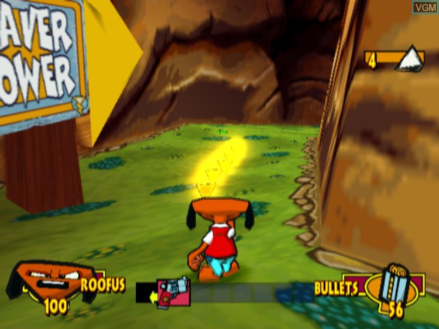 In-game screen of the game Fur Fighters - Viggo's Revenge on Sony Playstation 2
