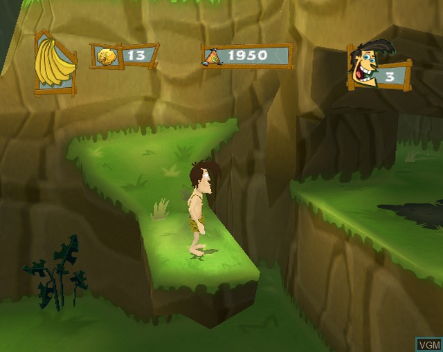 In-game screen of the game George of the Jungle on Sony Playstation 2