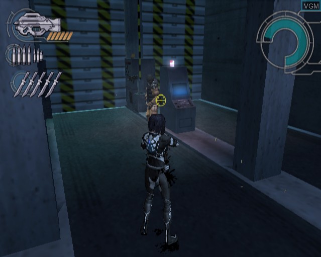In-game screen of the game Ghost in the Shell - Stand Alone Complex on Sony Playstation 2